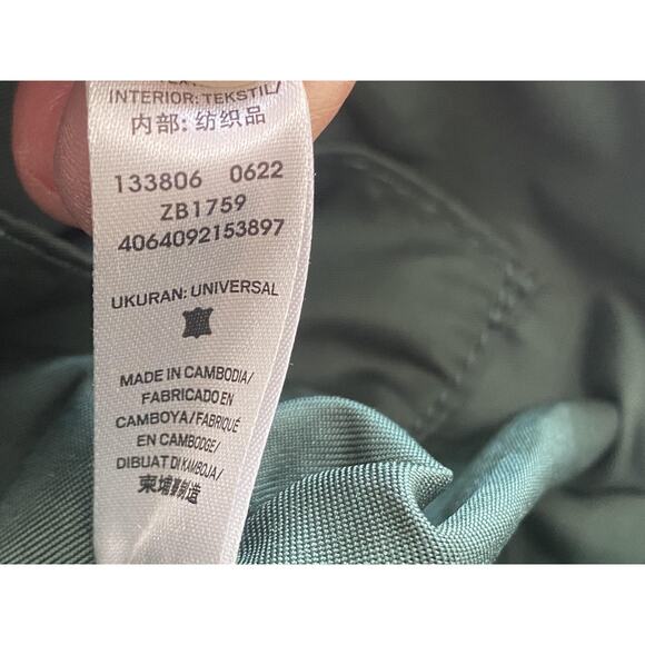 Fossil Crossbody Bag Forest Green Leather Messenger Purse Adjustable Strap - Picture 14 of 15